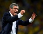 FORTALEZA, BRAZIL - JUNE 24:  Head coach Fernando Santos of Greece gestures during the 2014 FIFA World Cup Brazil Group C match between Greece and Cote D'Ivoire at Estadio Castelao on June 24, 2014 in Fortaleza, Brazil.  (Photo by Lars Baron - FIFA/FIFA via Getty Images)