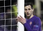 Fiorentina's Nikola Kalinic looks on at during an Europa League, round of 32, first leg, match between Fiorentina and Tottenham, at the Artemio Franchi stadium in Florence, Italy, Thursday, Feb. 18, 2016.  (AP Photo/Fabrizio Giovannozzi)