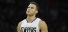 Los Angeles Clippers' Blake Griffin walks across the court during the first half of an NBA basketball game against the Sacramento Kings Wednesday, April 12, 2017, in Los Angeles. (AP Photo/Jae C. Hong)