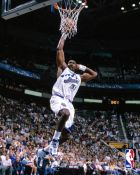 2000: Karl Malone #32 of the Utah Jazz goes for a dunk during the NBA game at the Delta Center in Salt Lake City, Utah.
NOTE TO USER: User expressly acknowledges and agrees that, by downloading and/or using this Photograph, User is consenting to the terms and conditions of the Getty Images License Agreement. 
Mandatory copyright notice: Copyright 2000 NBAE  
Mandatory Credit: Rocky Widner /NBAE/Getty Images