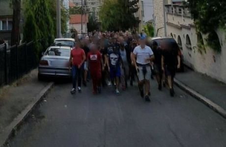 "Θρύλε ολέ, ολέ" στους δρόμους του Βελιγραδίου από οπαδούς Ολυμπιακού και Ερυθρού Αστέρα