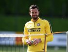 COMO, ITALY - MAY 14:  Samir Handanovic looks on during FC Internazionale training session at the club's training ground at Appiano Gentile on May 14, 2015 in Como, Italy.  (Photo by Claudio Villa - Inter/Getty Images)