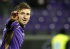 Fiorentina's Marko Marin reacts during the Group K Europe League soccer match between Fiorentina and FC Dinamo Minsk at the Artemio Franchi stadium in Florence, Italy, Thursday, Dec. 11, 2014. (AP Photo/Fabrizio Giovannozzi)
