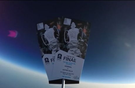 Εισιτήρια για τον τελικό του FA Cup από το... διάστημα