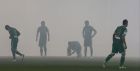 Οριστική διακοπή στο ΠΑΣ-Παναθηναϊκός λόγω ομίχλης (VIDEO+PHOTOS)