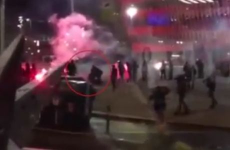 Το συγκλονιστικό βίντεο από την κατάρρευση του αστυνομικού