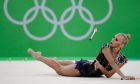 Η Γιάνα Κουντριάφτσεβα σε προσπάθειά της στον τελικό του ατομικού all-around της ρυθμικής γυμναστικής στους Ολυμπιακούς Αγώνες 2016, Ρίο ντε Ζανέιρο | Σάββατο 20 Αυγούστου 2016