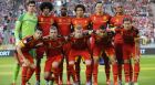 The Belgian national football team poses for a photograph before the 2014 World Cup Qualifying football match between Belgium and Serbia at the King Baudouin stadium in Brussels on June 7, 2013. AFP PHOTO / JOHN THYS        (Photo credit should read JOHN THYS/AFP/Getty Images)