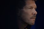 Atletico Madrid head coach Diego Simeone listens to a question during a news conference at the Vicente Calderon stadium in Madrid, Tuesday, March 14, 2017. Atletico Madrid will play a Champions League round of 16 second leg soccer match against Bayer Leverkusen on Wednesday 15. (AP Photo/Francisco Seco)