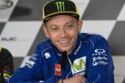 LE MANS, FRANCE - MAY 20: Valentino Rossi of Italy and Movistar Yamaha MotoGP speaks during the press conference during the MotoGp of France - Qualifying on May 20, 2017 in Le Mans, France.  (Photo by Mirco Lazzari gp/Getty Images)