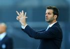 Udinese's coach Andrea Stramaccioni gestures during the Serie A soccer match between Udinese and Atalanta at the Friuli Stadium in Udine, Italy, Sunday, Oct. 26, 2014. (AP Photo/Paolo Giovannini)