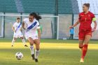 Η Αθανασία Μωραΐτου της Εθνικής Ελλάδας σε στιγμιότυπο της αναμέτρησης με το Μαυροβούνιο για τους προκριματικούς ομίλους του Ευρωπαϊκού Πρωταθλήματος 2022 στο 'Απόστολος Νικολαΐδης' | Πέμπτη 22 Οκτωβρίου 2020
