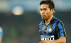 NAPLES, ITALY - NOVEMBER 30:  Yuto Nagatomo of Internazionale Milano in action during the Serie A match between SSC Napoli and FC Internazionale Milano at Stadio San Paolo on November 30, 2015 in Naples, Italy.  (Photo by Francesco Pecoraro/Getty Images)