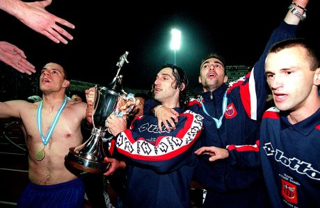 Ναλιτζής και Σαπουντζής για την κατάκτηση του Κυπέλλου το 1998 