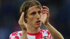 POZNAN, POLAND - JUNE 14: Luka Modric of Croatia applauds the fans after the UEFA EURO 2012 group C match between Italy and Croatia at The Municipal Stadium on June 14, 2012 in Poznan, Poland.  (Photo by Jamie McDonald/Getty Images)