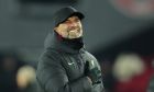 Liverpool's manager Jurgen Klopp celebrates after the English Premier League soccer match between Sheffield United and Liverpool at Bramall Lane in Sheffield, England, Wednesday, Dec. 6, 2023. (AP Photo/Jon Super)