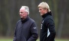 File Photo: Leeds United are reportedly considering an offer from Leicester City of £1m for goalkeeper Kapser Schmeichel

Notts County's goalkeeper Kasper Schmeichel chats with director of football Sven Goran Eriksson at todays training session