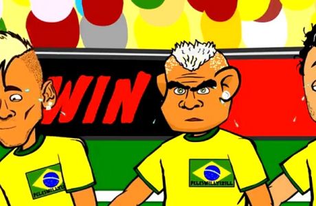 Τρολάρισμα με καρτούνς στους Βραζιλιάνους 