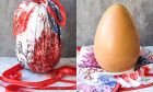 Αυτό το πασχαλινό αυγό με το exclusive μαντήλι του Δημήτρη Πέτρου, είναι η απόλυτη fashion απόλαυση