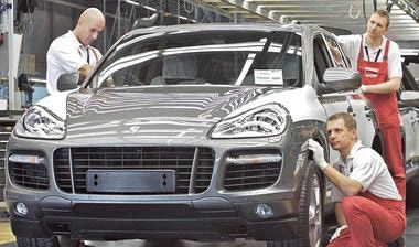 Η παραγωγή του νέου Porsche Cayenne