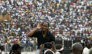 Αποθέωση Ντρογκμπά στο Αμπιτζάν