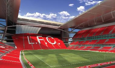Παρουσίαση του νέου γηπέδου της Λίβερπουλ