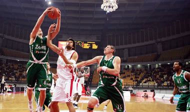 Ολυμπιακός-Ζαλγκίρις 90-74