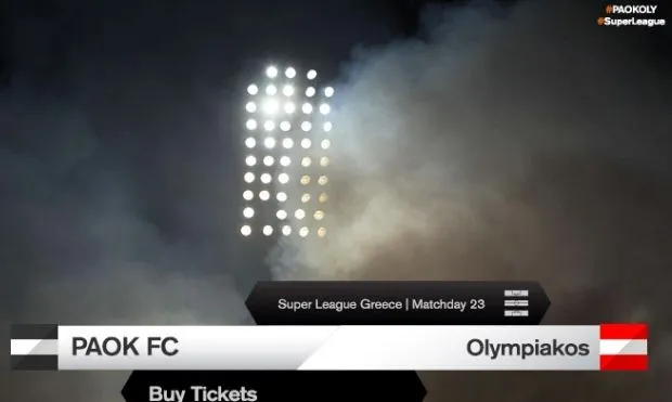 Τα εισιτήρια του ΠΑΟΚ-Ολυμπιακός