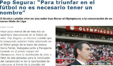 Σεγκούρα: “Ίσως μείνω στον Ολυμπιακό”
