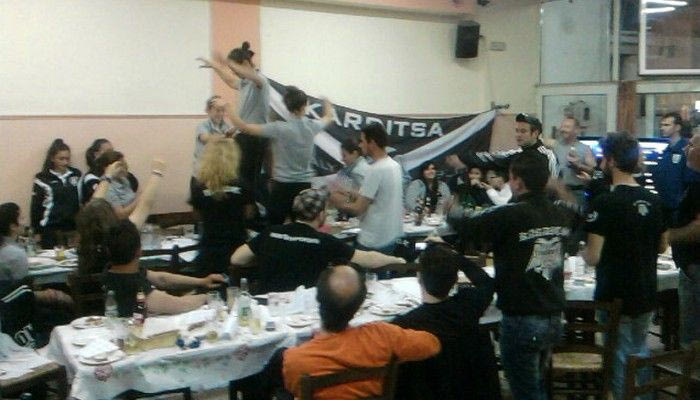 Ο χορός των κοριτσιών του ΠΑΟΚ