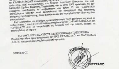 ΠΑΕ Αιγάλεω: “Απόλυτα νόμιμη η συγχώνευση Αιγάλεω – Hλυσιακού”