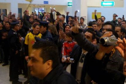 Αποθέωση της ΑΕΚ στην Αλεξανδρούπολη (photos)