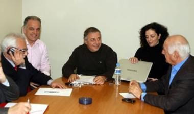 Με αντιπροσώπους της Α2 μπάσκετ συναντήθηκε ο Μπιτσαξής