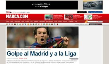 Ο ξένος Tύπος για το el clasico