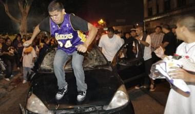 Επεισόδια και συλλήψεις μετά το θρίαμβο των Lakers (vid)