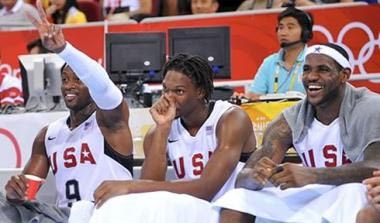 Ο Chris Bosh δίδυμο στους Miami Heat με τον Dwayne Wade