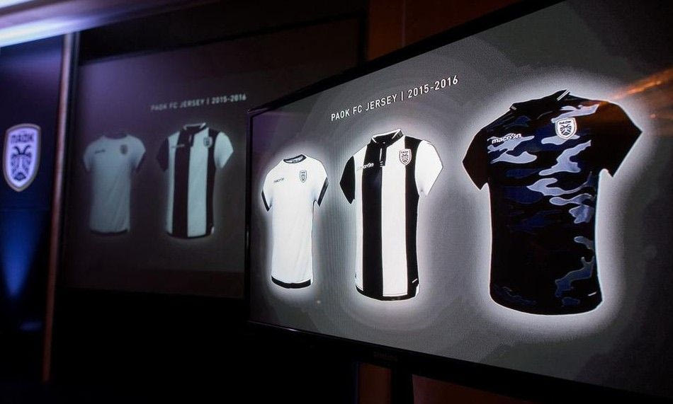 Οι νέες φανέλες του ΠΑΟΚ