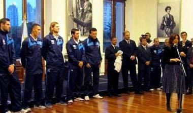 Με τις ευχές της προέδρου της χώρας αναχώρησε η Εθνική Αργεντινής