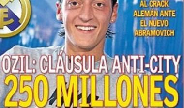 Ρήτρα 250.000.000 ευρώ για τον Οζίλ!