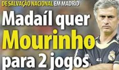 Πρόταση στον Μουρίνιο για δύο παιχνίδια η πορτογαλική ομοσπονδία