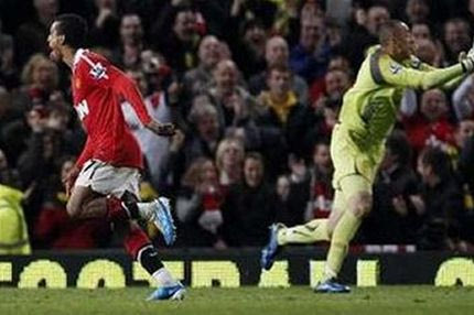 Το περίεργο γκολ του Νάνι (vid)