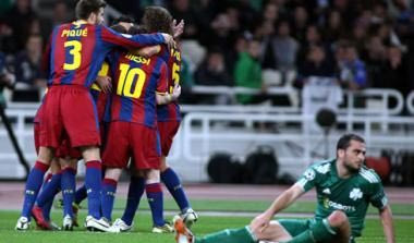 Παναθηναϊκός-Μπαρτσελόνα 0-3 (vids)