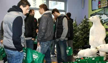 O Παναθηναϊκός στο νέο ογκολογικό νοσοκομείο παίδων (photos)