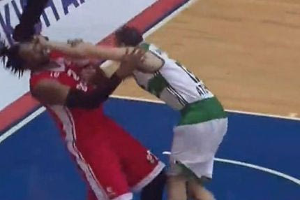 Αντιαθλητικό φάουλ: Τον πέταξε κάτω ο Διαμαντίδης