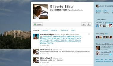 Το 24ωρο του Ζιλμπέρτο Σίλβα μέσω… twitter