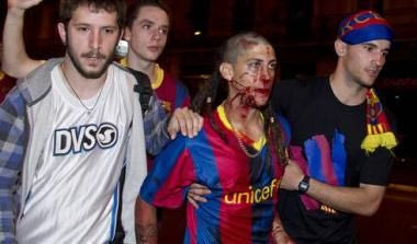 Πανηγυρισμοί και επεισόδια στη Βαρκελώνη