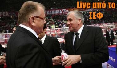 Live από το ΣΕΦ η συνέντευξη Τύπου Ιβκοβιτς-Ομπράντοβιτς