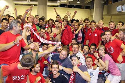 Υποδοχή ηρώων στην αποστολή