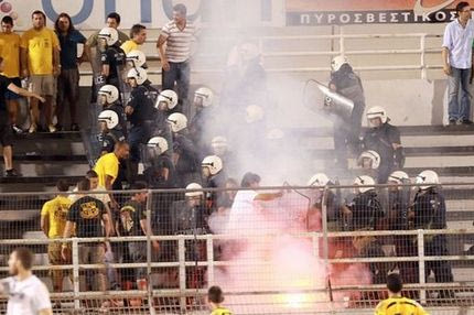 Επεισόδια στο φιλικό με τον Πιερικό