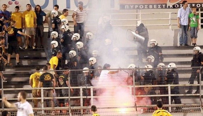 Επεισόδια στο φιλικό με τον Πιερικό